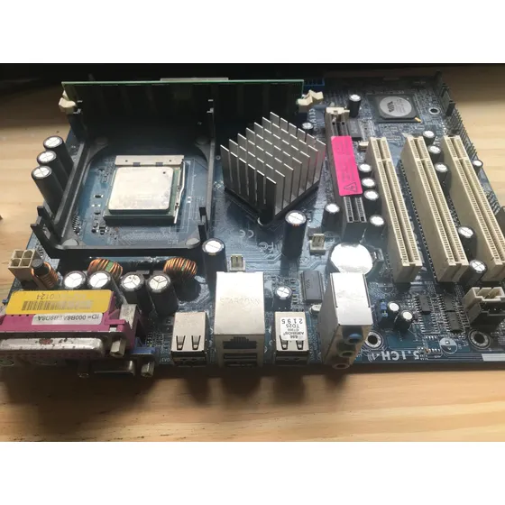 Pc Mother Asrock P4vm8 Intel Celeron 256 Mb Ram Ddr1