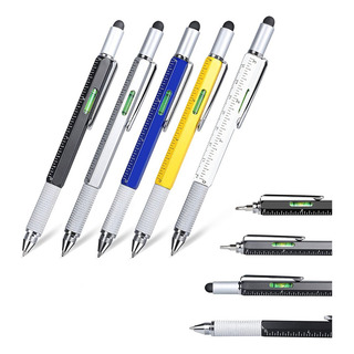 Pluma Metal 6 En 1 Multifuncional Ingeniero Arquitecto-5pk Pluma Metal 6 En 1 Multifuncional Ingeniero Arquitecto-5pk