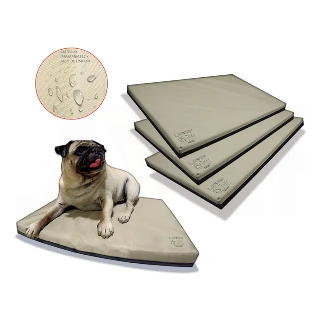 Cama Para Mascota 50x67cm Colchoneta Impermeable X3 Unidades