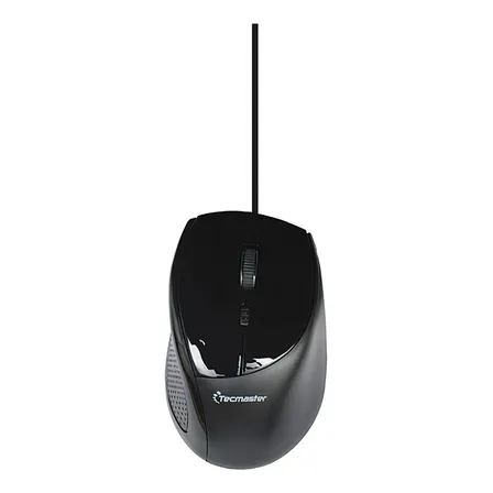 Mouse Usb Alámbrico Tecmaster 1600 Dpi Black M0360 Color Negro Variación Tamaño Único