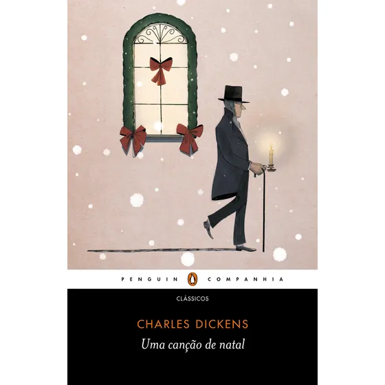 Livro Uma canção de Natal de Charles Dickens Editora Penguin-Companhia capa mole em português 2019