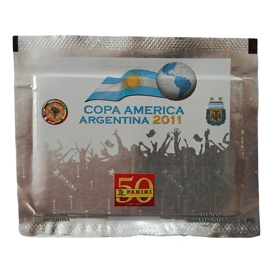 Pack De 3 Sobres Cerrados Figuritas Panini Copa America 2011 Lionel Messi