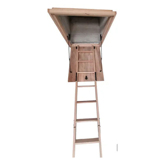Escalera Para Ático, Altillo Gc Hierro Y Madera. 