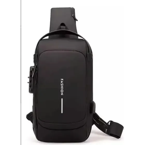 Bolso Fashion Tipo Bandolero, Conexión Usb, Candado