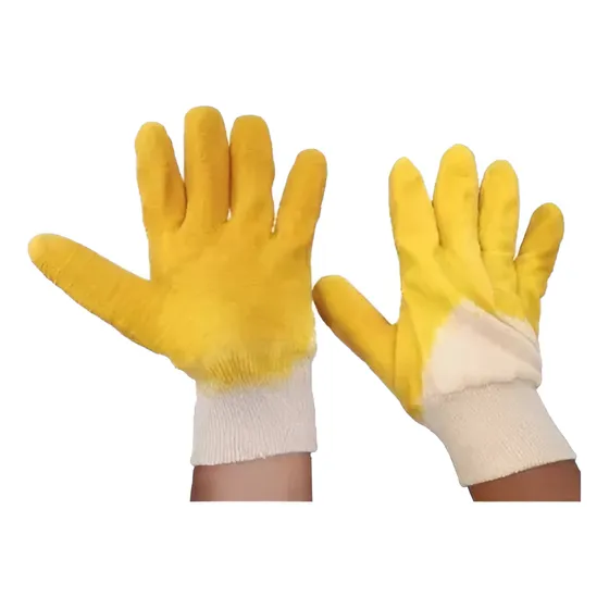 Guantes De Goma Nitrilo Amarillo Diesel Tools