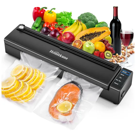 Selladora Al Vacío , 80kpa Selladora De Alimentos Al V...