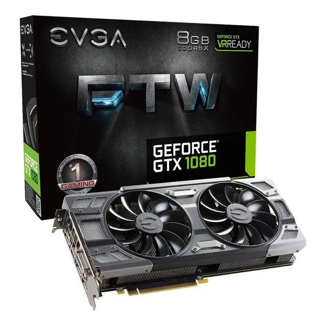Evga Geforce Gtx 1080 Ftw Dt Gaming Acx 3.0, 8gb Gddr5x,