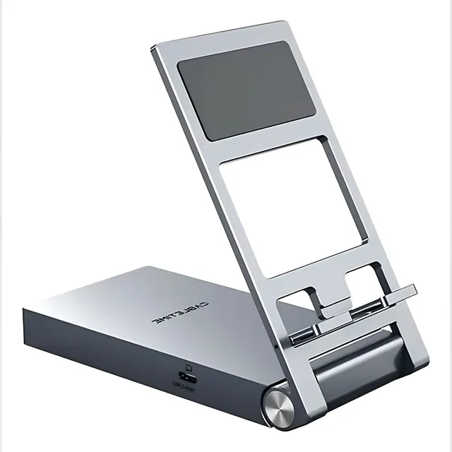 Soporte Hub 8 En 1 Plegable Cabletime Usb C iPad  Android