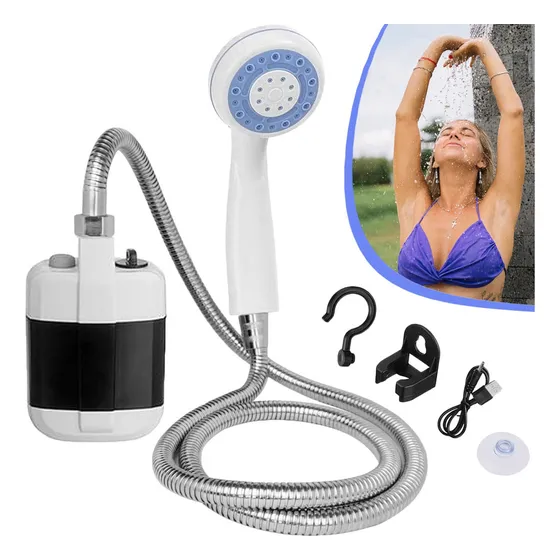 Ducha Portátil Para Camping Ducha Recargable Al Aire Libre