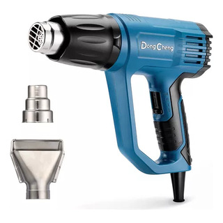 Pistola De Calor Industrial 50-550° Dongcheng 1600 W Color Azul Pistola De Calor Industrial 50-550° Dongcheng 1600 W Color Azul
