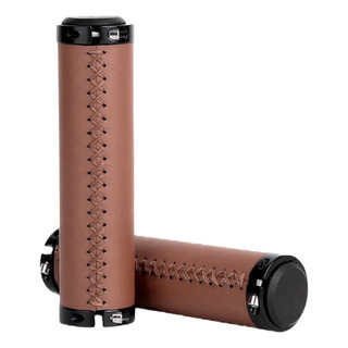 Puños Grips Para Bicicleta Manubrio Montaña Cosidos Rigidos Mtb Color Marrón Protactical® Puños Grips Para Bicicleta Manubrio Montaña Cosidos Rigidos Mtb Color Marrón Protactical®