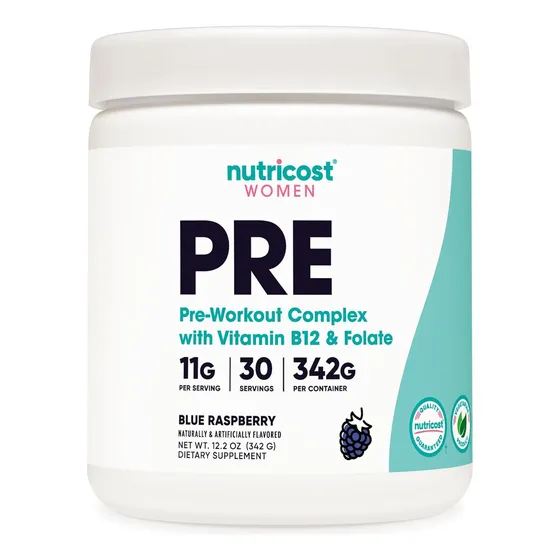 Original Nutricost Polvo Preentrenamiento Mujer Pre Workout 