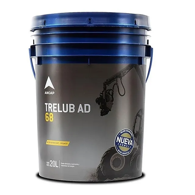 Aceite Hidráulico Trelub Ad 68 De Ancap Balde 20 Lts