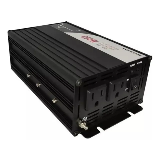 Inversor Onda Pura 600w 1200w Pico 12v Ac 110 V 