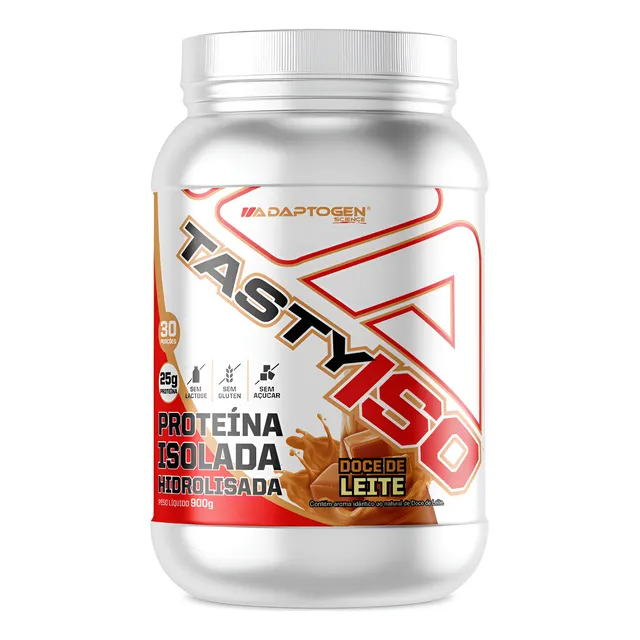 Tasty Iso Whey Isolado Whey Hidrolisado 900g Adaptogen