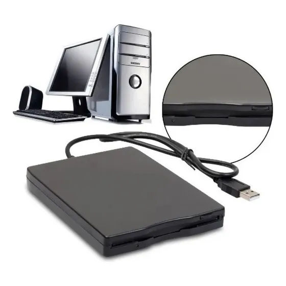 Unidade De Disquete Usb Para Disquete De 3,5 Polegadas