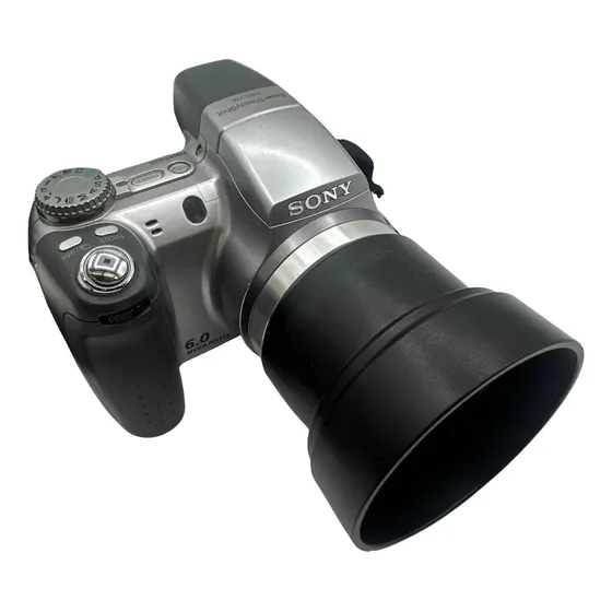 Sony Camera Silver Cyber Shot Super Steady Shot Dig. Dsc-h2