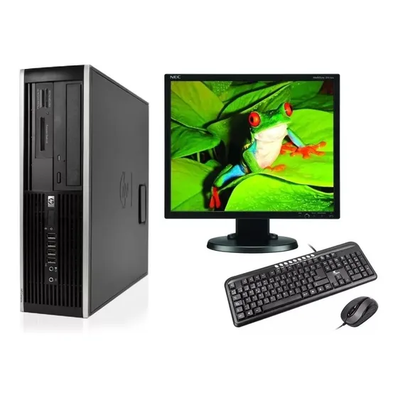 Pc Completa Hp /dell  4gb  Disco 500 Gb Monitor 17 (Reacondicionado)