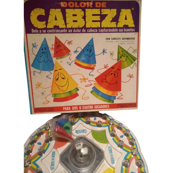 Juego De Mesa Dolor De Cabeza Juguete Antiguo Ludo Matic