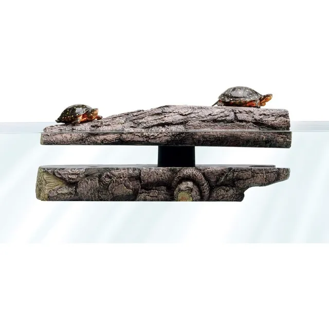 Zilla Tronco Resina Flotante Para Tortugas  Agua 46x23x13 Cm