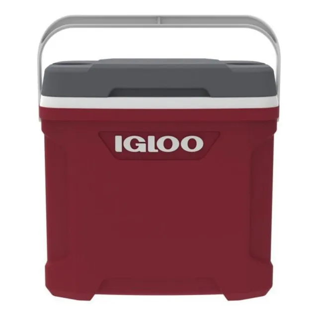 Hielera 30 Qt Latitude Roja Industrial 41 Latas Igloo Color Bordó