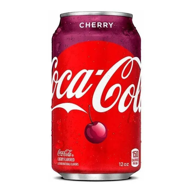 Gaseosa Americana Importada Coca Cola® Sabores Cherry Cereza