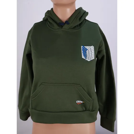 Sueter Attack Of Titan (shingeki No Kyojin) Con Capucha