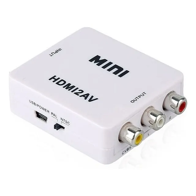 Cable Adaptador Convertidor Hdmi A Rca Audio Video Mini HDMI2AV 1 unidad