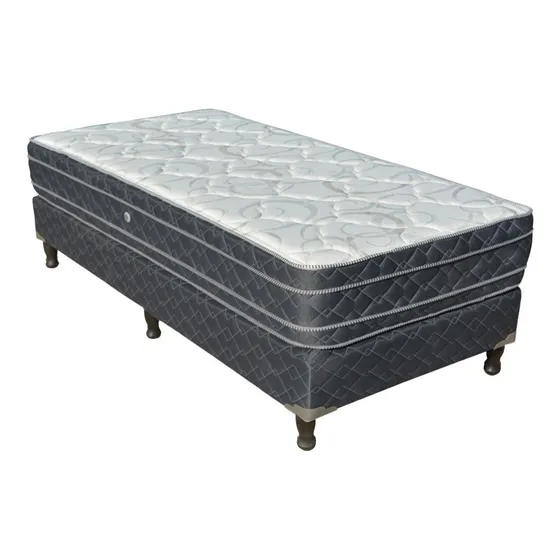 Somier Colchón Una Plaza Espuma Dual Euro 100x200 100kg 30cm