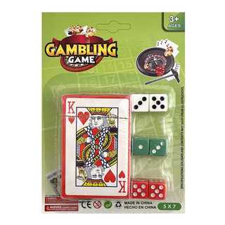 Cartas Baraja De Poker Plastificadas Juego De Mesa + 6 Dados Cartas Baraja De Poker Plastificadas Juego De Mesa + 6 Dados