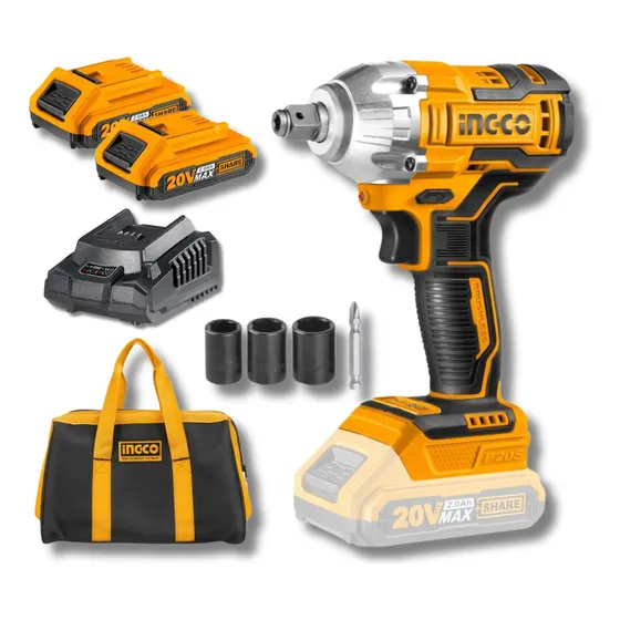 Llave De Impacto Inalambrico 20v Ingco