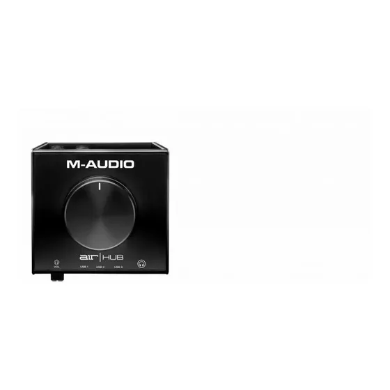 Interface Monitoração M-audio Air Hub Usb 3 P Loja Oficial