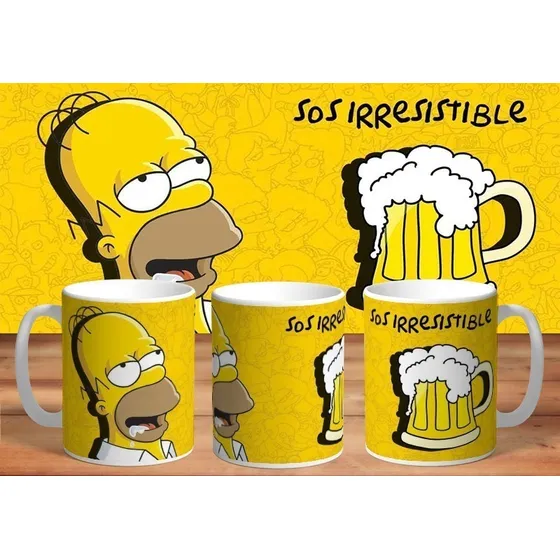 Taza Homero Simpson: Sos Irresistible