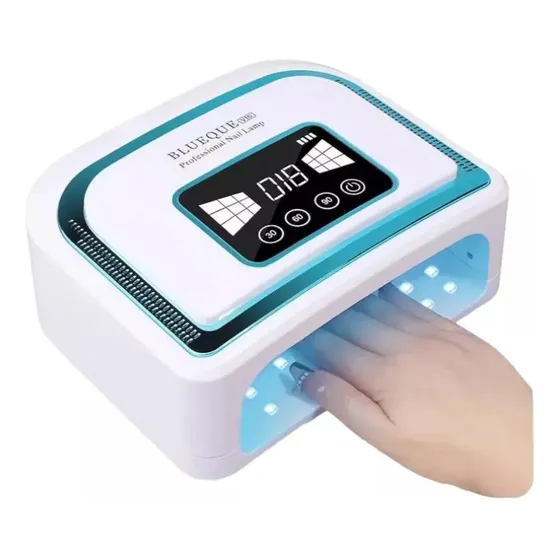 Lámpara Para Uñas Led Uv Recargable 120w 30led Secado Rápido