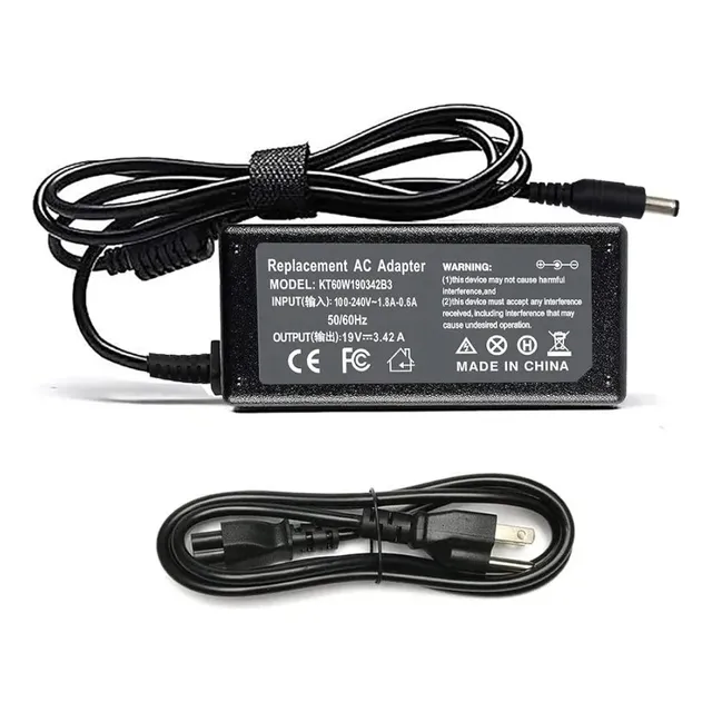 Cargador Para Laptop 19v 3.42a 5.5x2.5mm 65w