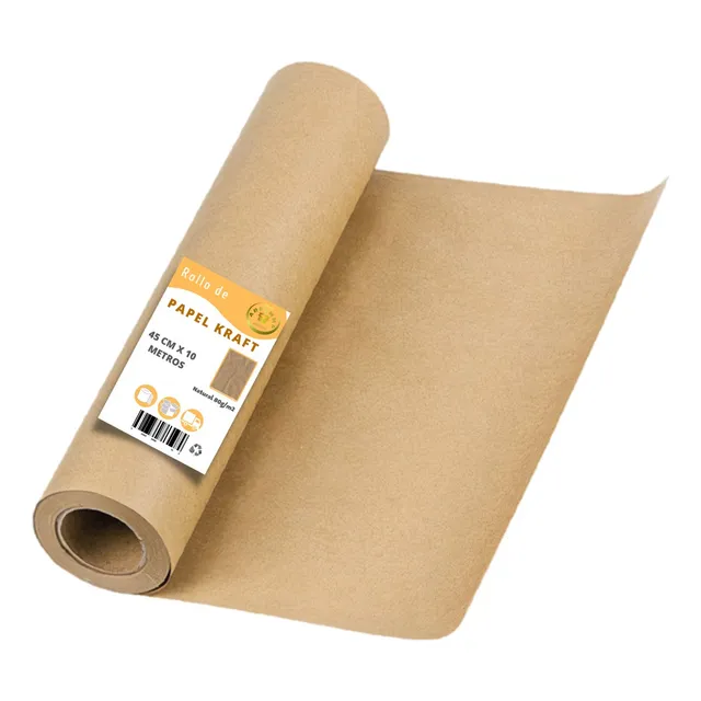 Papel Kraft Rollo 45cm Ancho X 10m Gramaje 80