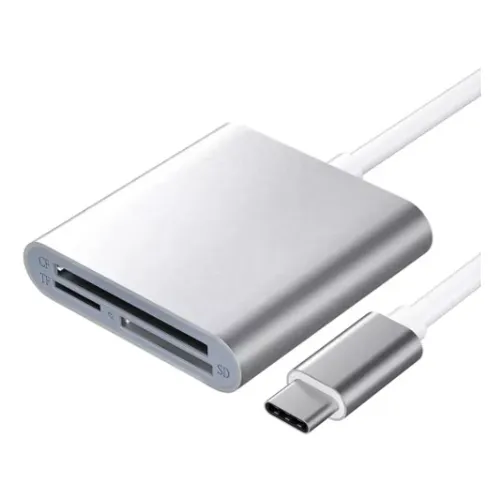 Lector De Tarjetas Usb-c Para Sd Micro Sd Cf Compact Flash