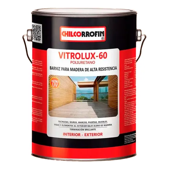 Barniz Vitrolux 60 Natural 1 Galón Chilcorrofin