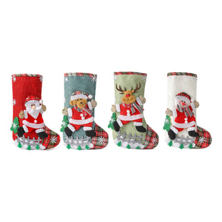 4 Piezas Regalos De Dulces Navideños Para Decorar Calcetines 4 Piezas Regalos De Dulces Navideños Para Decorar Calcetines