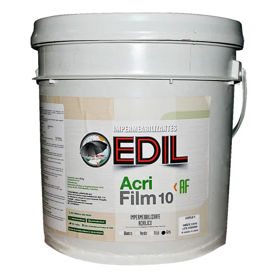 Acrifilm 10: Pintura Elastomérica, Gris, 4,5 Gal