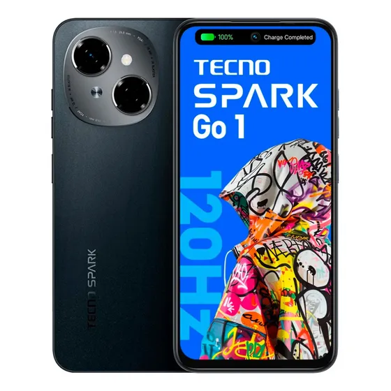 Tecno Spark Go 1 Dual Sim Lte 6.67 3gb 64gb negro Smartphone color negro