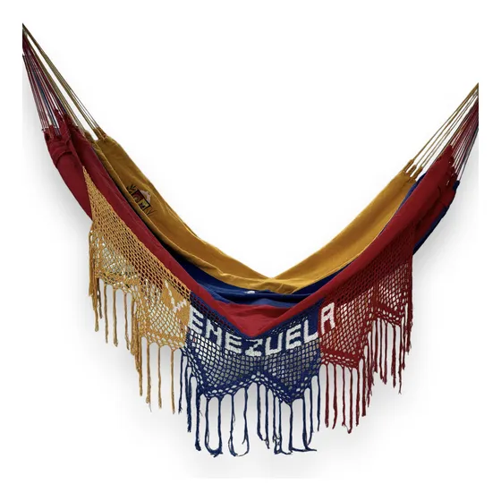 Hamaca Tamaño King Size De La Bandera De Venezuela
