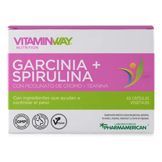 Vitamin Way Garcinia + Spirulina Controlador De Peso