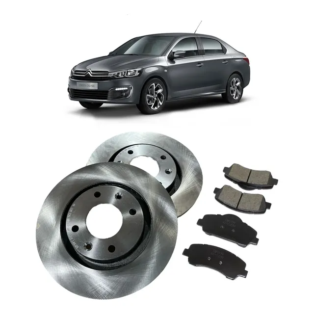 Juego Discos Freno Ventilados Y Pastillas Citroen C-elysee