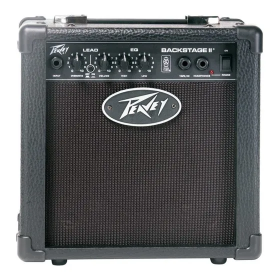 Amplificador De Guitarra Peavey Backstage I I