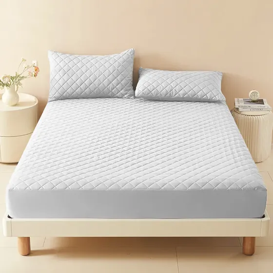 Capa Protetor Colchão Queen Impermeável Matelado Cores Cor Branco