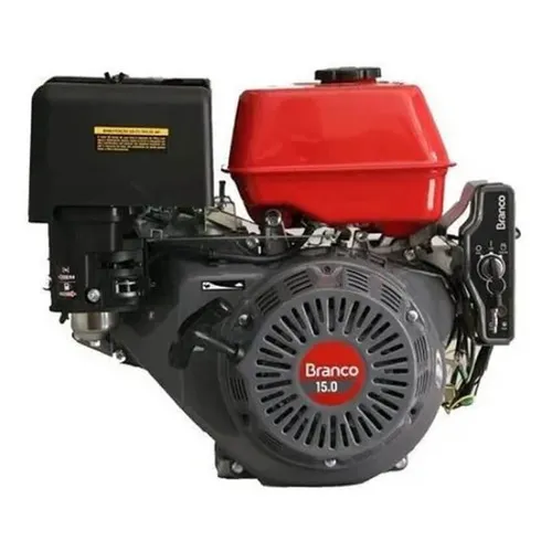 Branco Motor Gas Branco 4t 15hp Estacionário Partida Elétrica