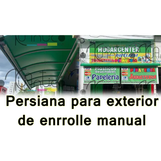 Toldo Plegable, Tapasol, Cortina, Persiana, Enrrollable, Lon