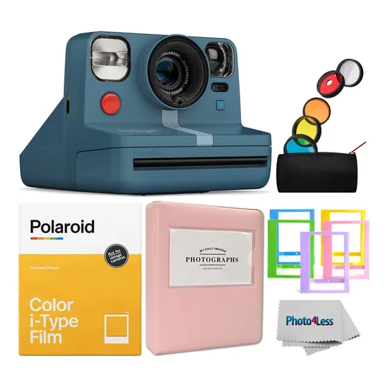 Polaroid Nw Camara Azul Gris | Pelicula Color I-type