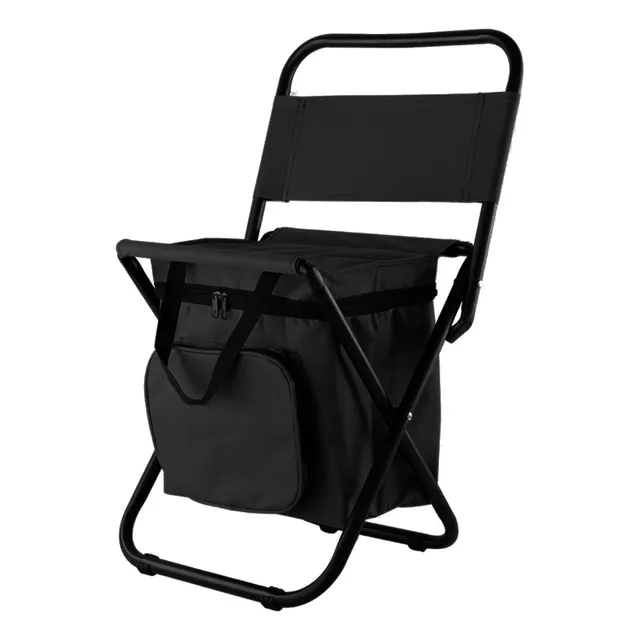 Silla Banco Plegable Camping Pesca Bolso Termico Portatil
